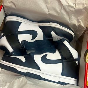 Nike Women’s Black & White Dunks Hightops